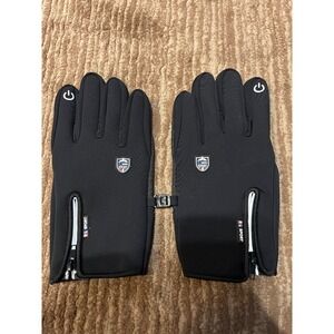 Sport Gloves‎ Touchscreen Waterproof Windproof Thermal Fleece Lined Size Large